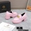 Versace Heel 8cm Medusa Biggie Loafers Pink 2023
