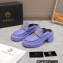 Versace Heel 8cm Medusa Biggie Loafers Mules Lilac 2023