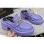 Versace Heel 8cm Medusa Biggie Loafers Mules Lilac 2023
