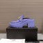 Versace Heel 8cm Medusa Biggie Loafers Mules Lilac 2023