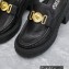 Versace Heel 8cm Medusa Biggie Loafers Mules Black 2023