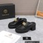 Versace Heel 8cm Medusa Biggie Loafers Mules Black 2023