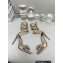 Rene Caovilla Heel 9.5cm Rhinestones Sandals Roxanne Nude