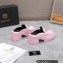 Versace Heel 8cm Medusa Biggie Loafers Mules Pink 2023