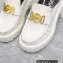 Versace Heel 8cm Medusa Biggie Loafers Mules White 2023