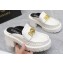 Versace Heel 8cm Medusa Biggie Loafers Mules White 2023