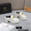 Versace Heel 8cm Medusa Biggie Loafers Mules White 2023