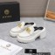 Versace Heel 8cm Medusa Biggie Loafers Mules White 2023