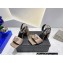 Versace Heel 9cm La Medusa Leather Sandals Gray 2023