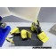 Versace Heel 9cm La Medusa Leather Sandals Yellow 2023