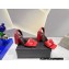 Versace Heel 9cm La Medusa Leather Sandals Red 2023