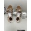 Rene Caovilla Heel 9.5cm Roxanne rhinestones amber Sandals Beige