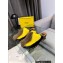 Fendi Baguette Show medium-heel clogs pony hair Black/Yellow/Brown 2023