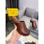 Fendi Baguette Show medium-heel clogs leather Brown 2023