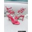 Rene Caovilla Heel 9.5cm Margot crystal Sandals butterflies Pink
