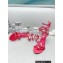 Rene Caovilla Heel 9.5cm Margot crystal Sandals butterflies Pink
