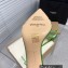 Gianvito Rossi Heel 10.5cm MONTECARLO Sandals Green with crystals 2023