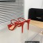 Gianvito Rossi Heel 10.5cm CANNES Sandals Red with crystals 2023