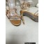 Rene Caovilla Heel 9.5cm Margot crystal Sandals butterflies Gold