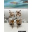 Rene Caovilla Heel 9.5cm Margot crystal Sandals butterflies Gold