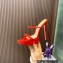 Gianvito Rossi Heel 13cm Platform 3.5cm CANNES Sandals Red with crystals 2023