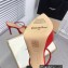 Gianvito Rossi Heel 13cm Platform 3.5cm CANNES Sandals Red with crystals 2023