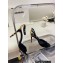 Rene Caovilla Heel 9.5cm Morgana crystal Sandals Suede Black