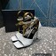 Versace Heel 10.5cm Mismatched Medusa Chain Leather Sandals White 2023