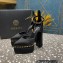 Versace Heel 15.5cm Platform 5.5cm Aevitas Pointy stud Pumps Satin Black 2023