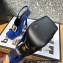 Versace Heel 10.5cm Medusa Crystal Sandals Satin Blue 2023