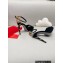 Rene Caovilla Heel 12cm Morgana crystal platform Sandals Suede Black