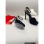 Rene Caovilla Heel 12cm Morgana crystal platform Sandals Suede Black
