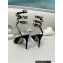 Rene Caovilla Heel 9.5cm Rhinestones Sandals Roxanne Black/Multicolor