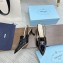 Prada Heel 5cm Patent Leather Slingback Pumps Black 2023