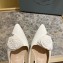 Prada Heel 5.5cm flower-appliqué Slingback Pumps White 2023