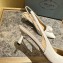 Prada Heel 5.5cm flower-appliqué Slingback Pumps White 2023