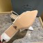Prada Heel 5.5cm flower-appliqué Slingback Pumps White 2023