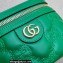 Gucci GG Matelassé top handle mini bag ‎723770 Green 2023