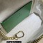 Gucci GG Matelassé top handle mini bag ‎723770 Green 2023