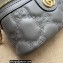 Gucci GG Matelassé top handle mini bag ‎723770 Gray 2023