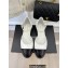 Chanel Shiny Goatskin Mary Janes G39858 White 2023