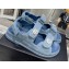 Chanel CC Logo Beach Sandals G35927