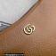 Gucci Aphrodite shoulder bag with Double G 739076 leather Brown