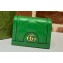Gucci GG Matelassé card case wallet ‎723786 Green 2023