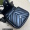 Gucci GG Marmont matelassé belt bag ‎‎739599 Black 2023