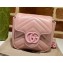 Gucci GG Marmont matelassé belt bag ‎‎739599 Pink 2023