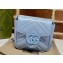 Gucci GG Marmont matelassé belt bag ‎‎739599 Blue 2023