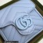 Gucci GG Marmont matelassé belt bag ‎‎739599 Blue 2023