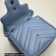 Gucci GG Marmont matelassé belt bag ‎‎739599 Blue 2023