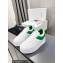 Celine Block Sneakers With Wedge OUTSOLE In Calfskin White/Green 2023
